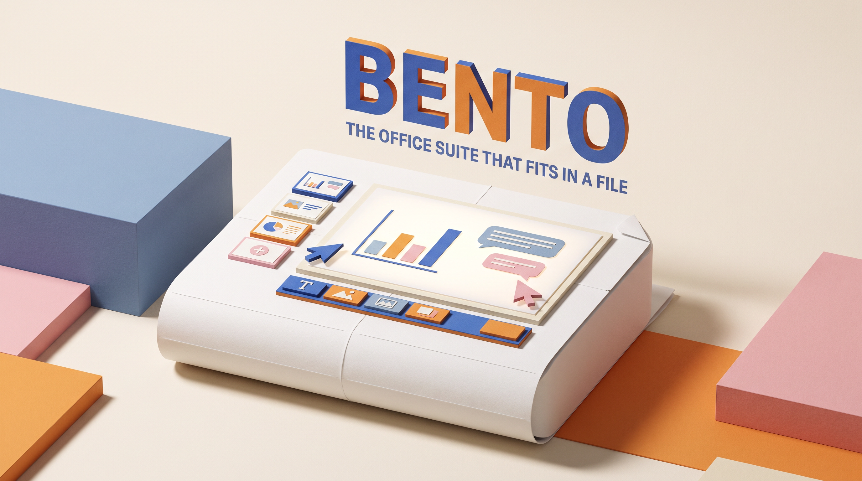 Bento：可单文件存储运行的幻灯片办公套件 preview