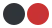 Charcoal and Signal Red