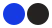 Electric Blue and Carbon