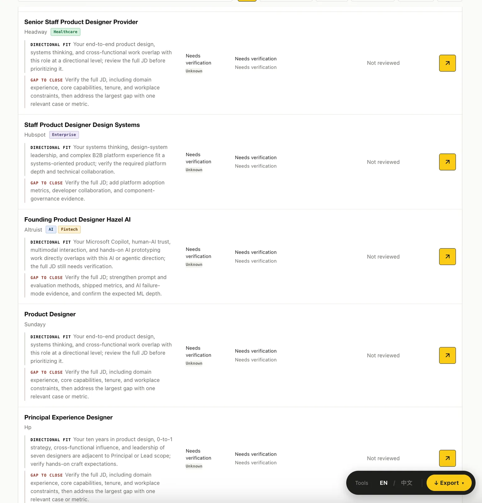 Search strategy