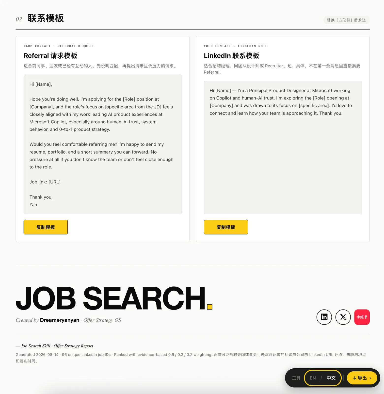 报告方法说明