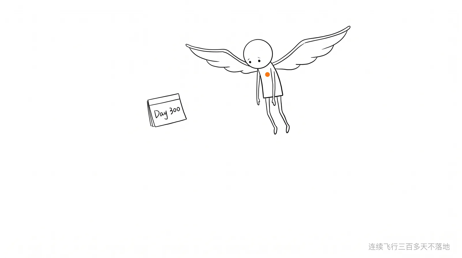 Swift flying for 300 days