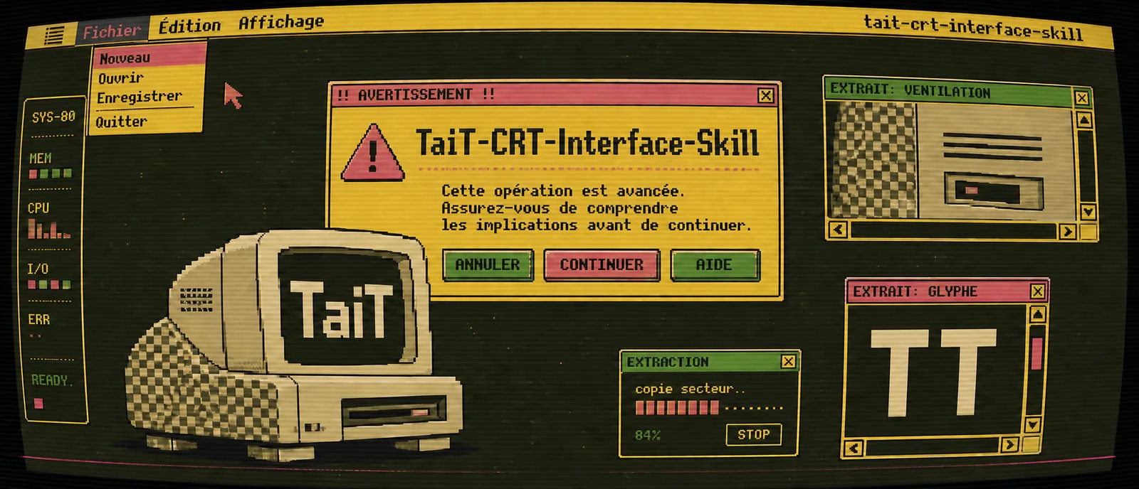TaiT CRT Interface Skill Banner